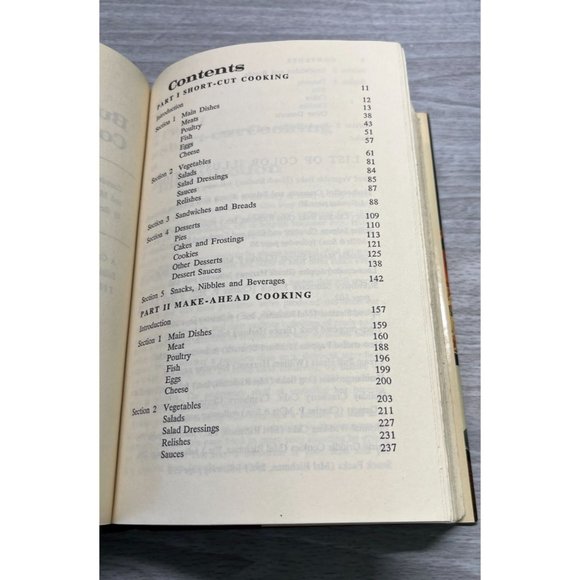 Busy Womans Cookbook by Farm Journal 1971 Make Ahead Recipes Short Cuts - Picture 2 of 10